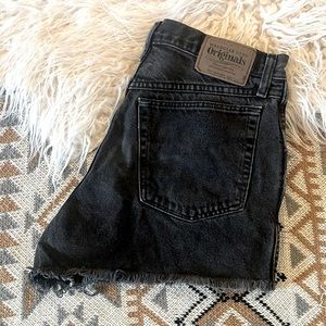Women’s Wrangler Original Fringed Shorts, 32 Waste, Vintage, High Waisted